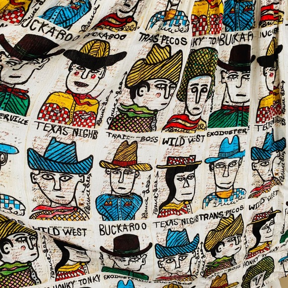 Double D Ranch RARE Cowpoke U Collaboration 2 PC Western Cowboy Skirt Set Sz XL - Picture 11 of 16